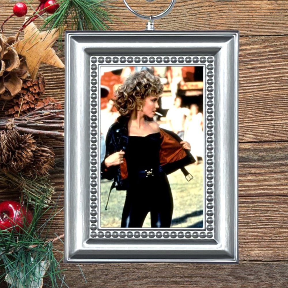 Grease Olivia Newton John Sandy Olsson Movie Memorabilia Christmas Tree Ornament